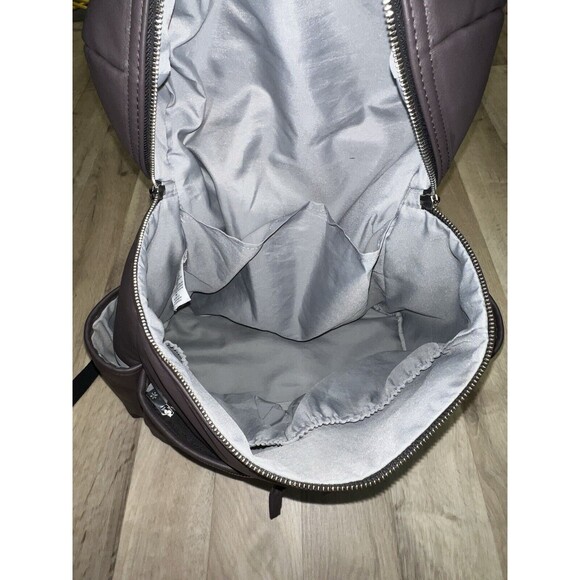 Skip Hop Flatiron Vegan Leather Diaper Backpack Bag in Raisin - Picture 4 of 5